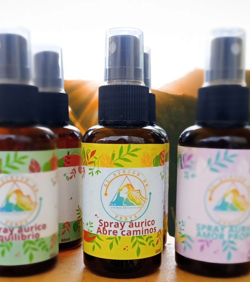 Spray Áurico "Abre Caminos" – Energía Positiva y Prosperidad - Foto producto Rincón de Freya